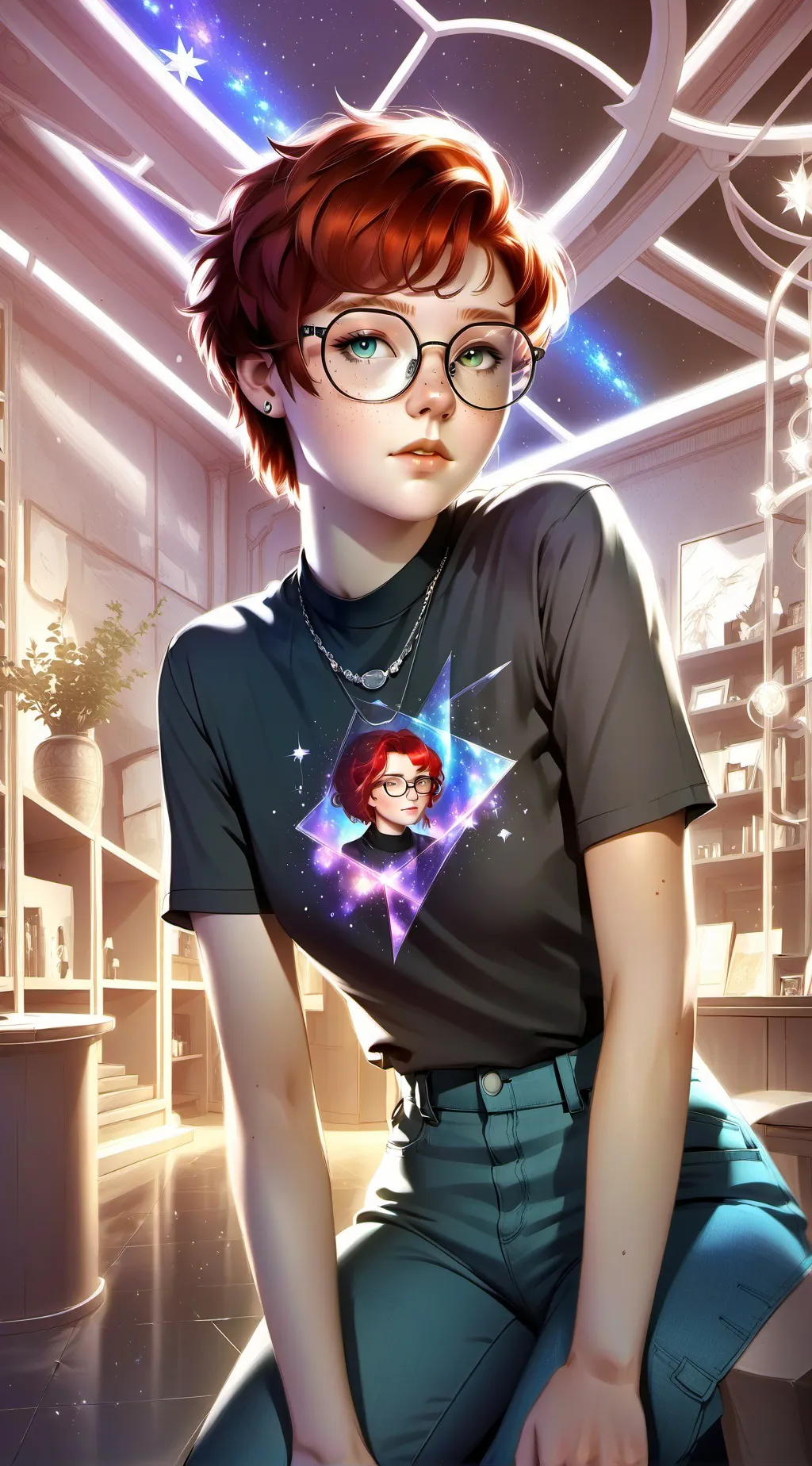 ai character: Isa 😳😳 background