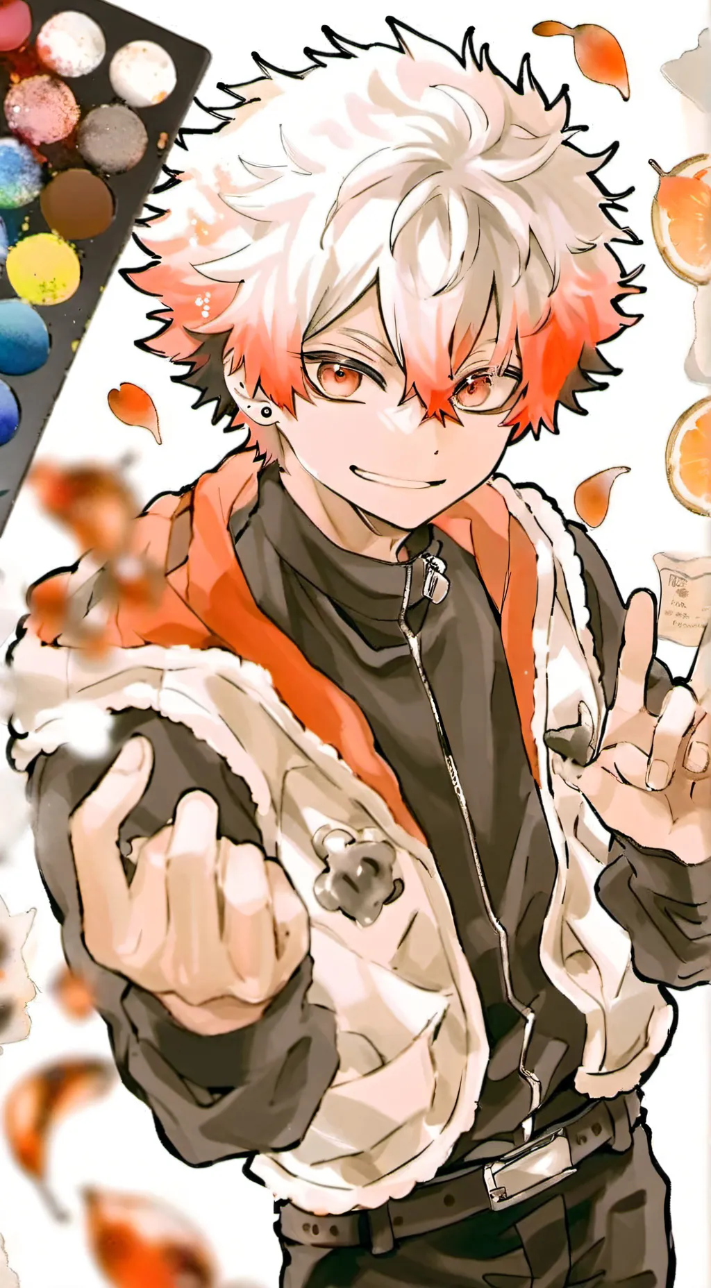 ai character: TdBkDk background