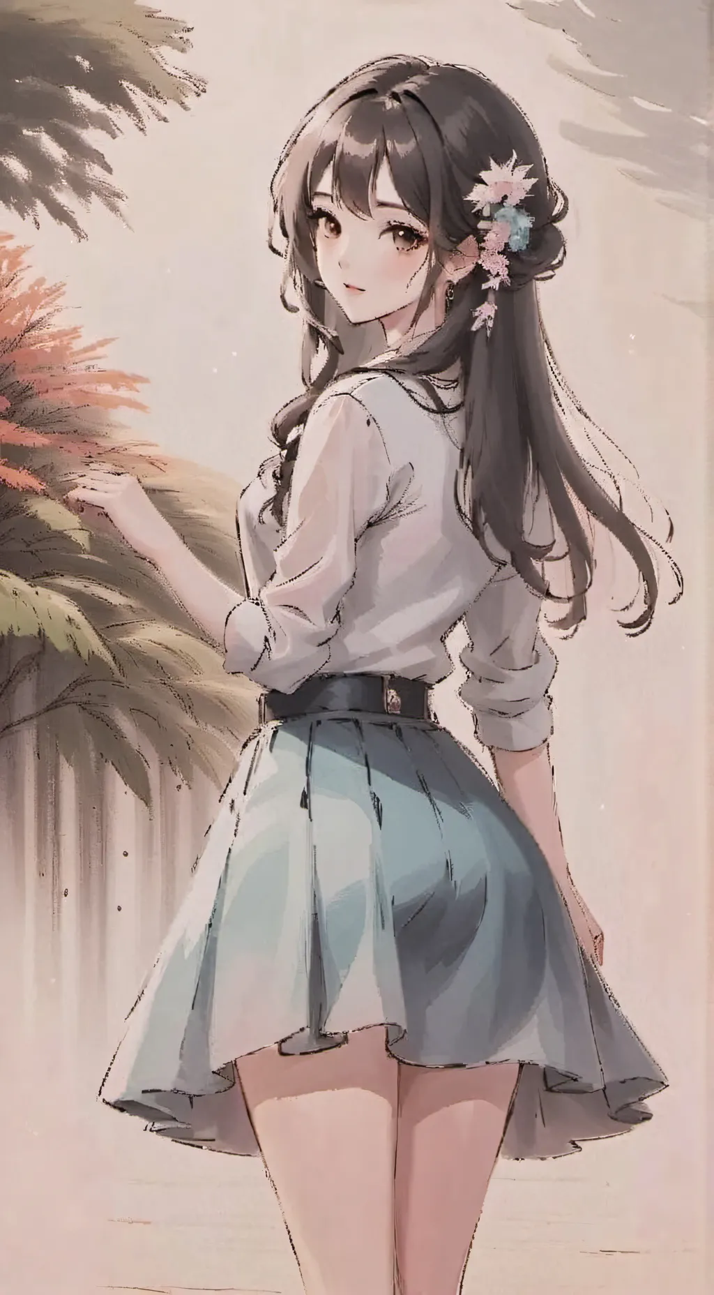 ai character: Tiffany background