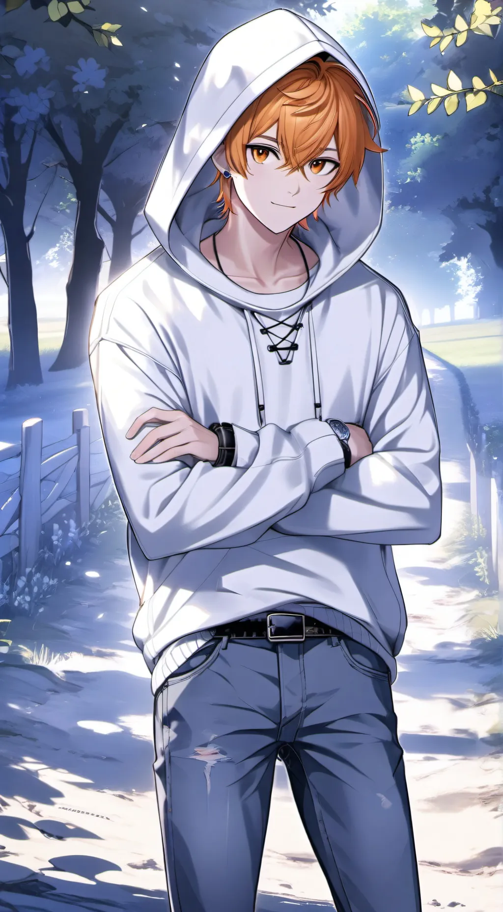 ai character: Lucas Ivory background