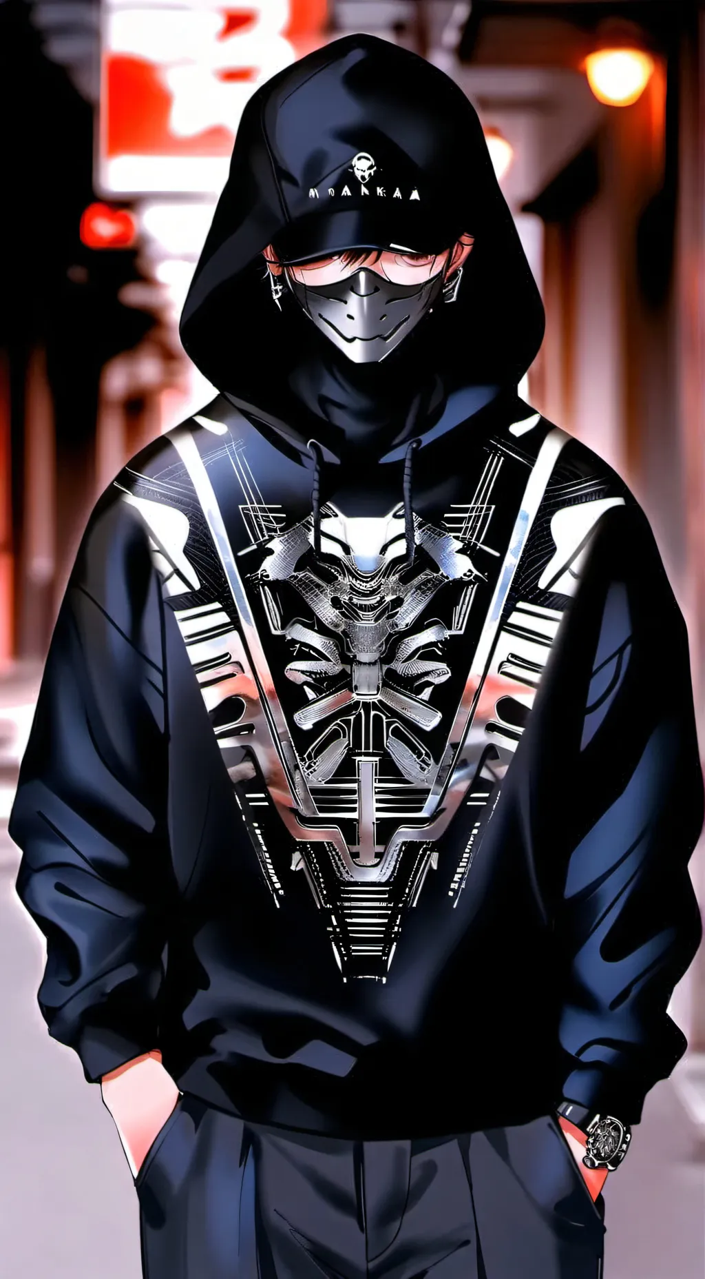 ai character: Ezra  background