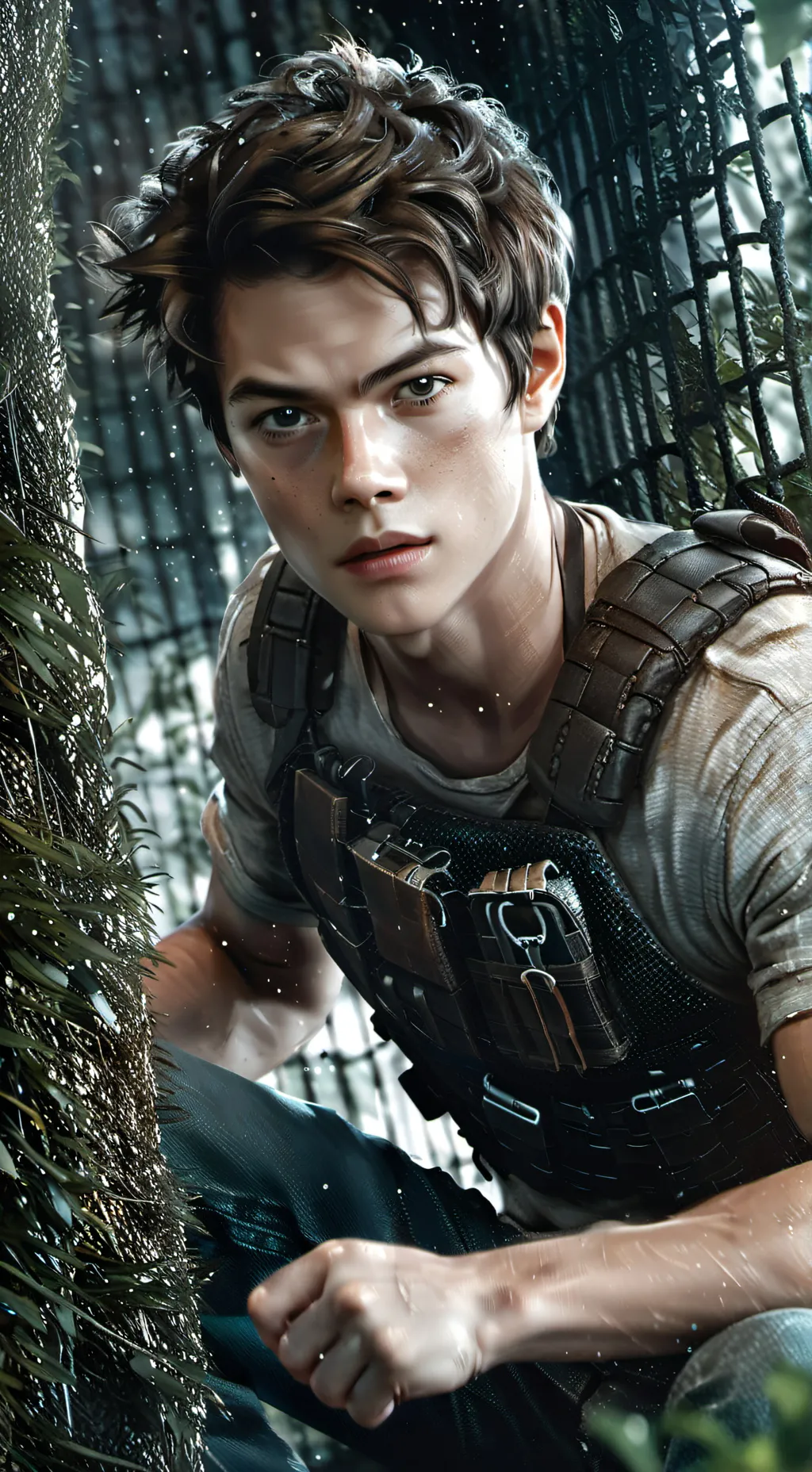 ai character: Maze runner background