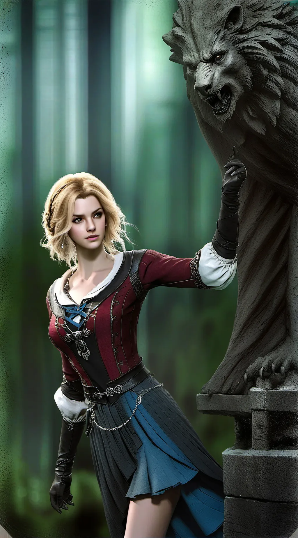 ai character: Hogwarts background