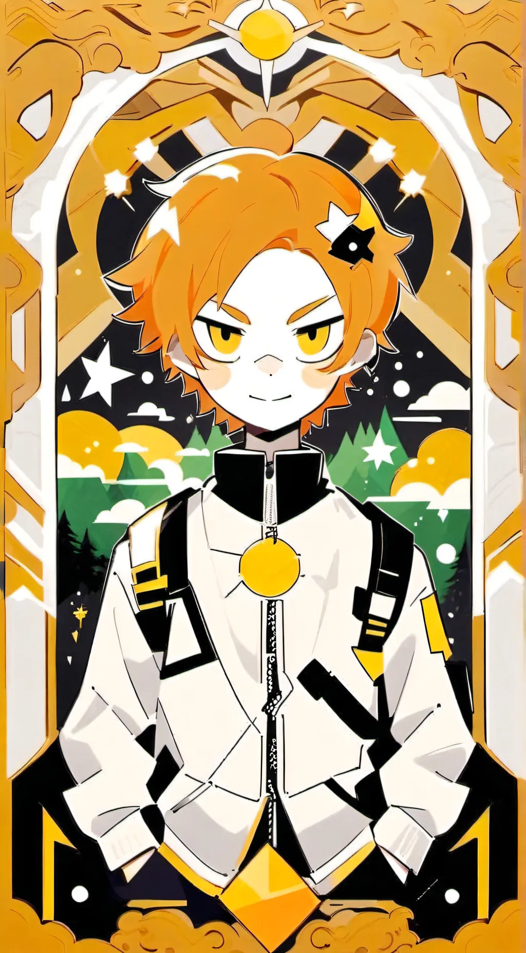 ai character: Gingerbrave background