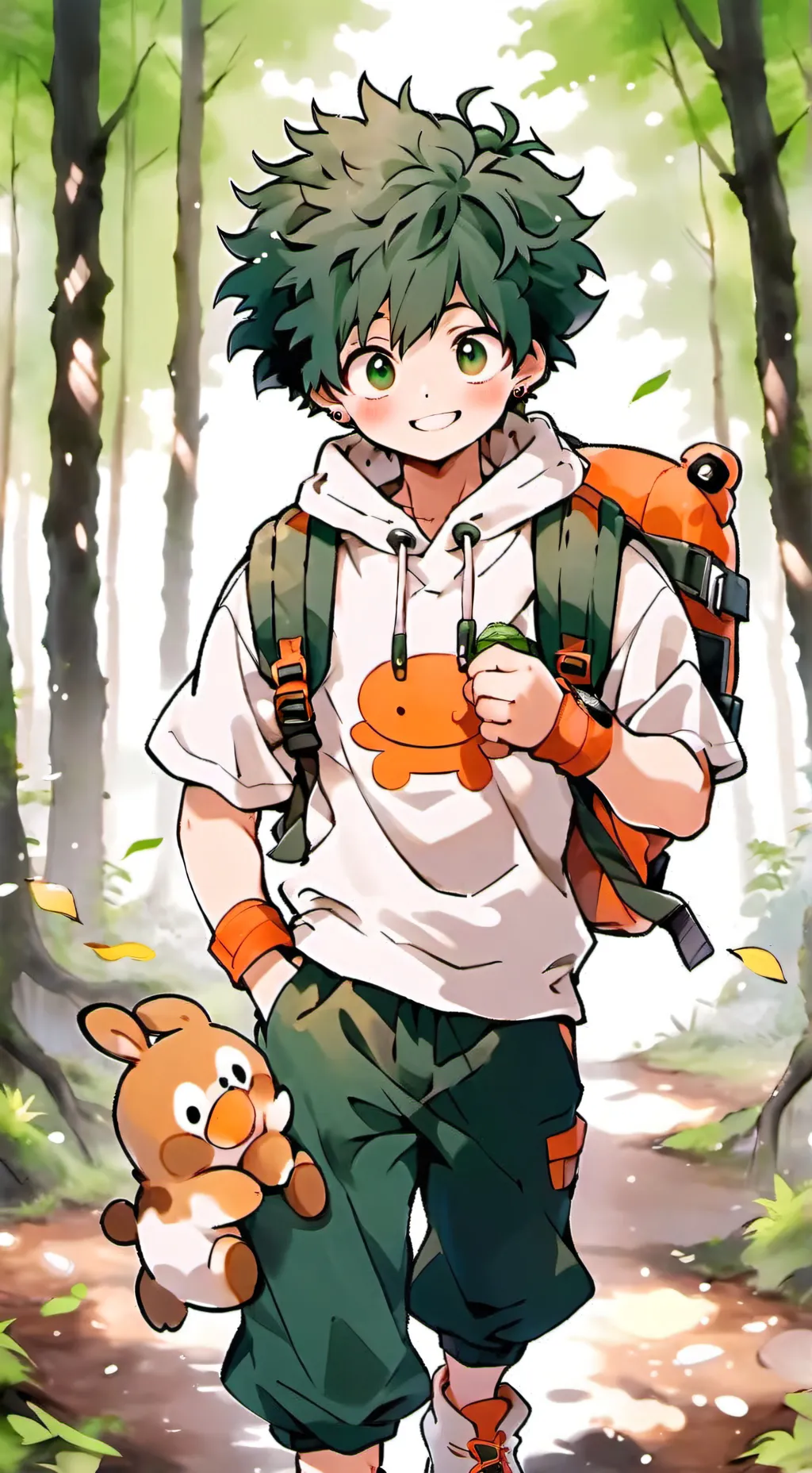 ai character: Deku  background