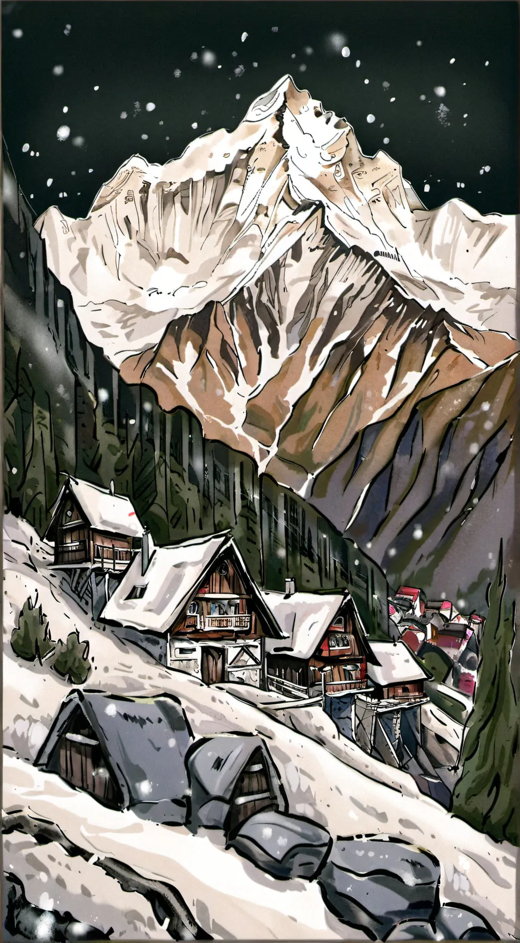 ai character: MD camping  background