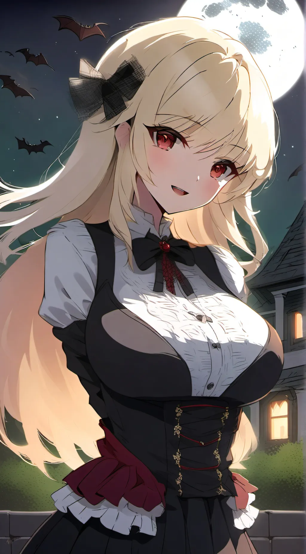 ai character: Lucky  background