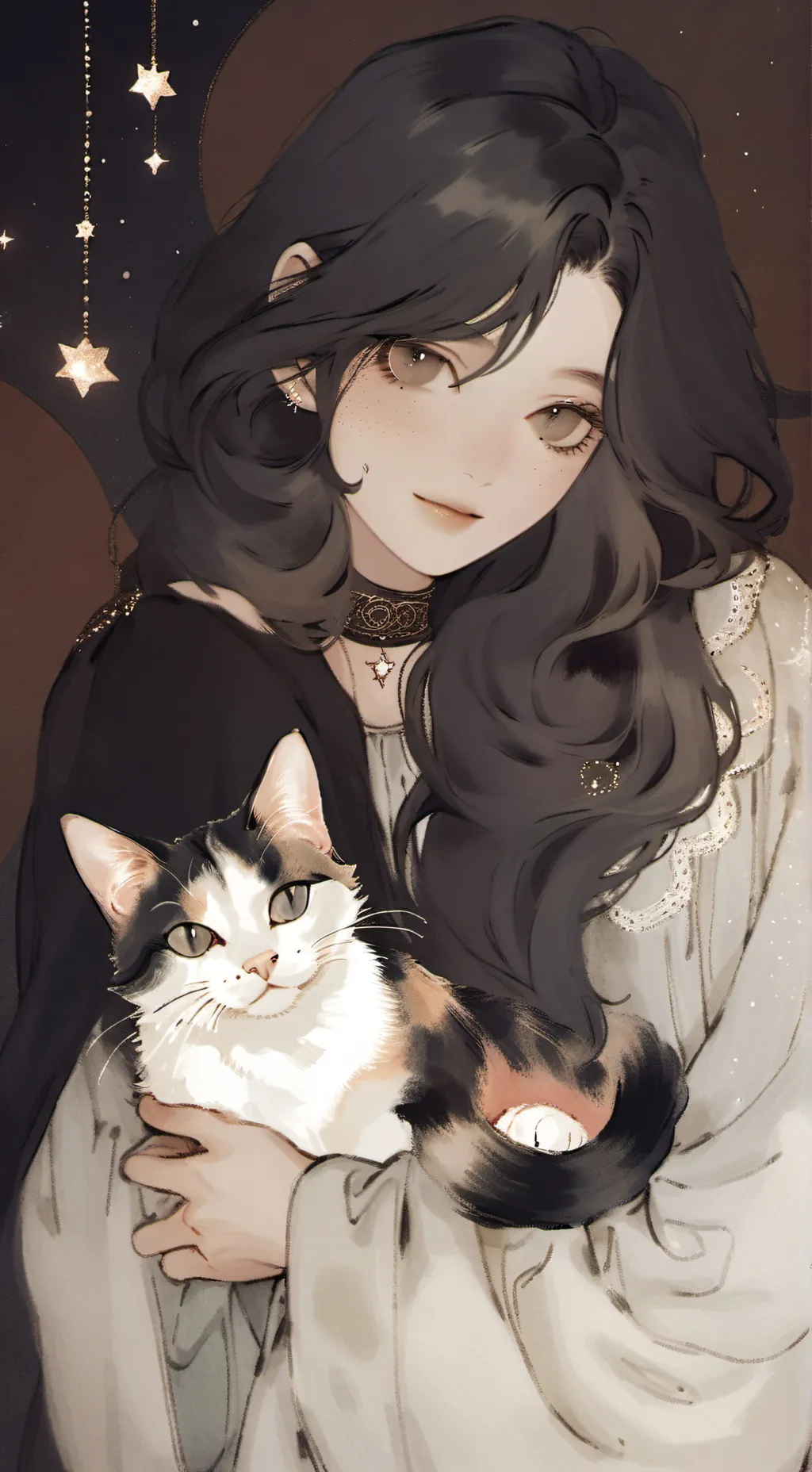 ai character: Starry Whiskers background