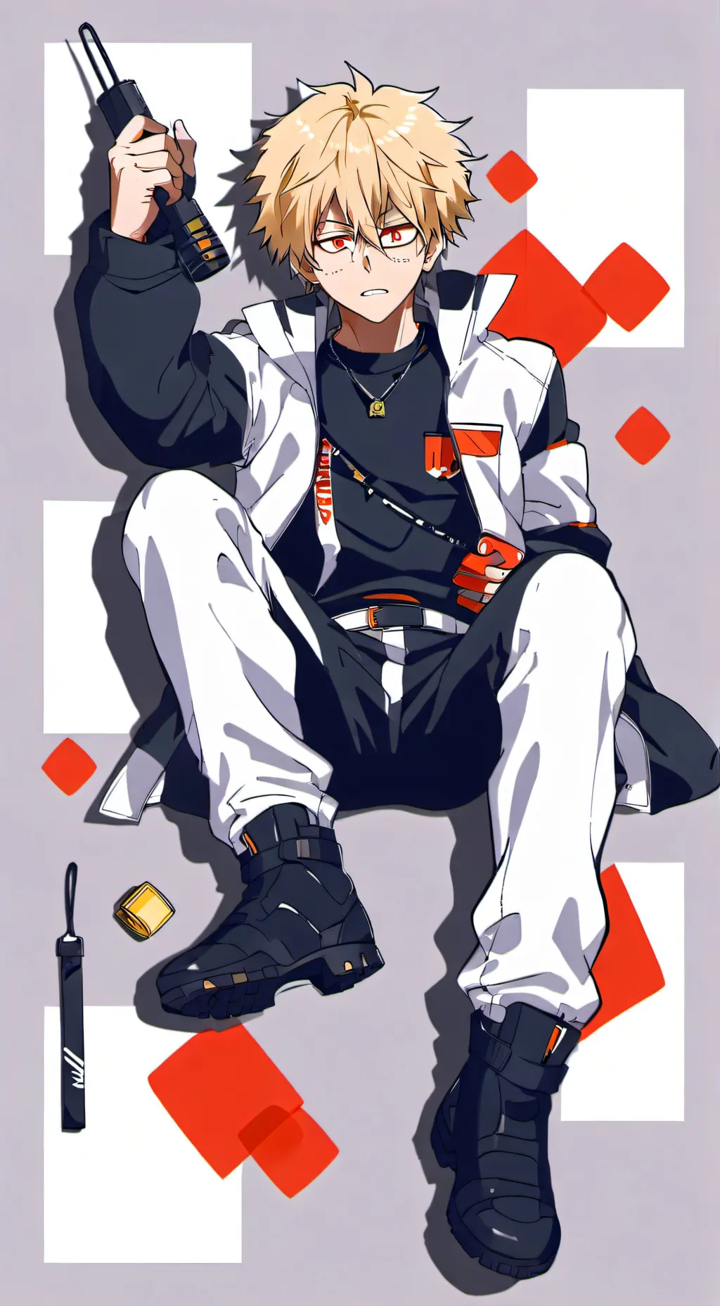 ai character: BNHA background