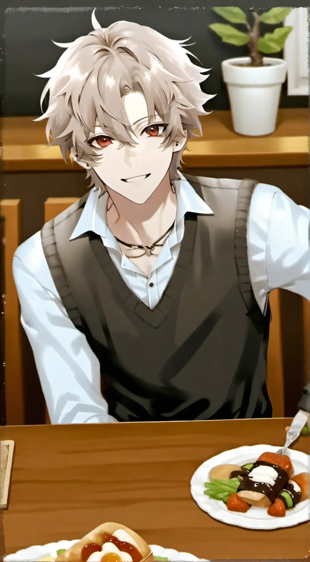 ai character: Simón  background