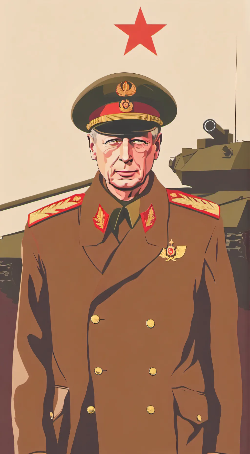 ai character: Генерал background