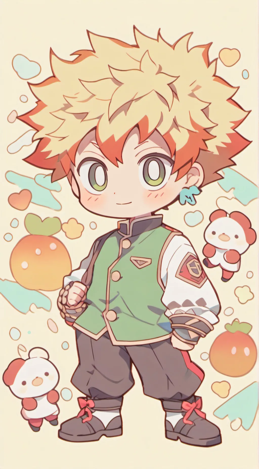 ai character: Mha drama p1 background