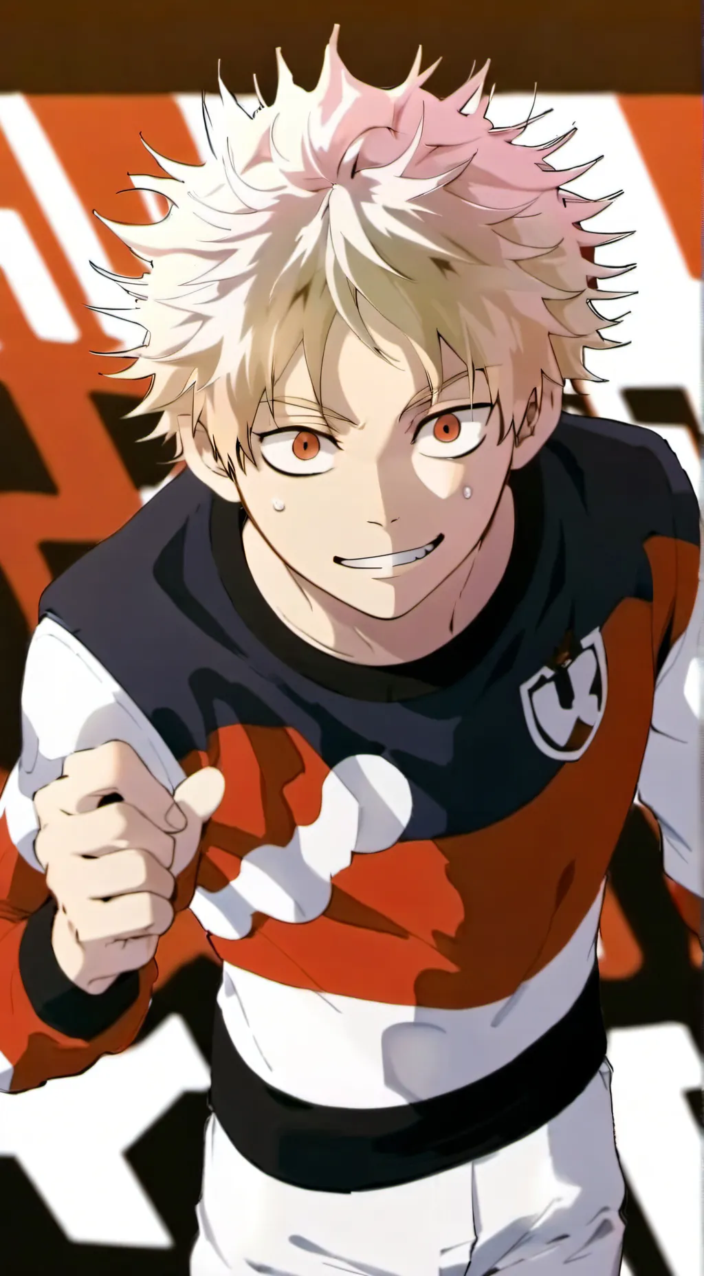 ai character: Katsuki bakugo background