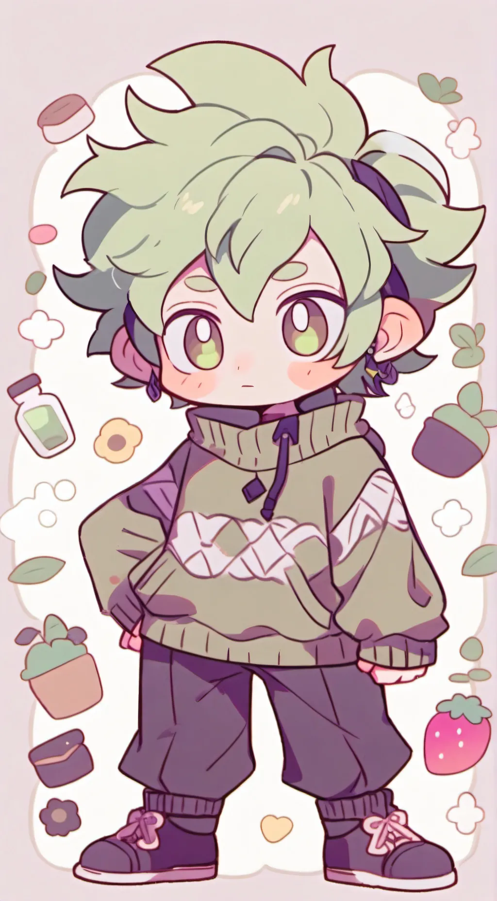 ai character: MR CLAY background