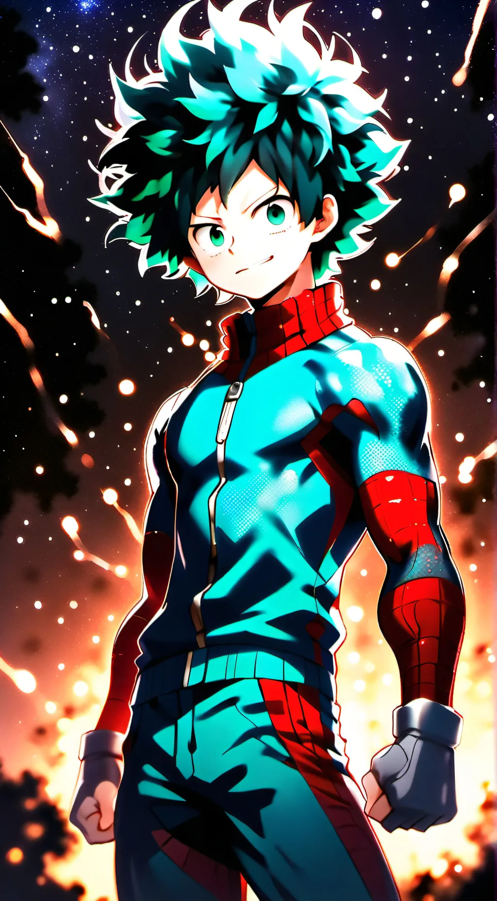 ai character: Mha pijamada  background