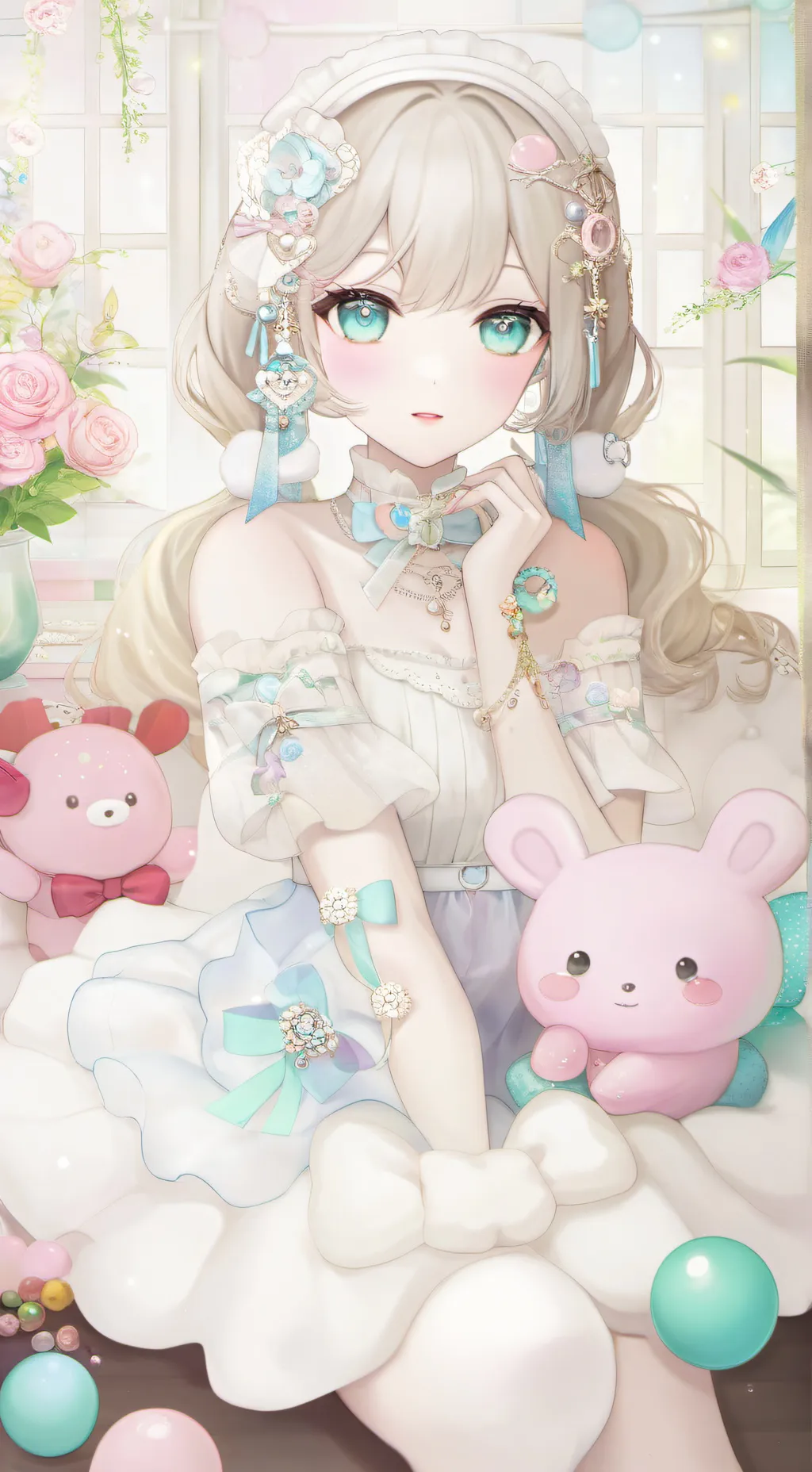 ai character: Luna background