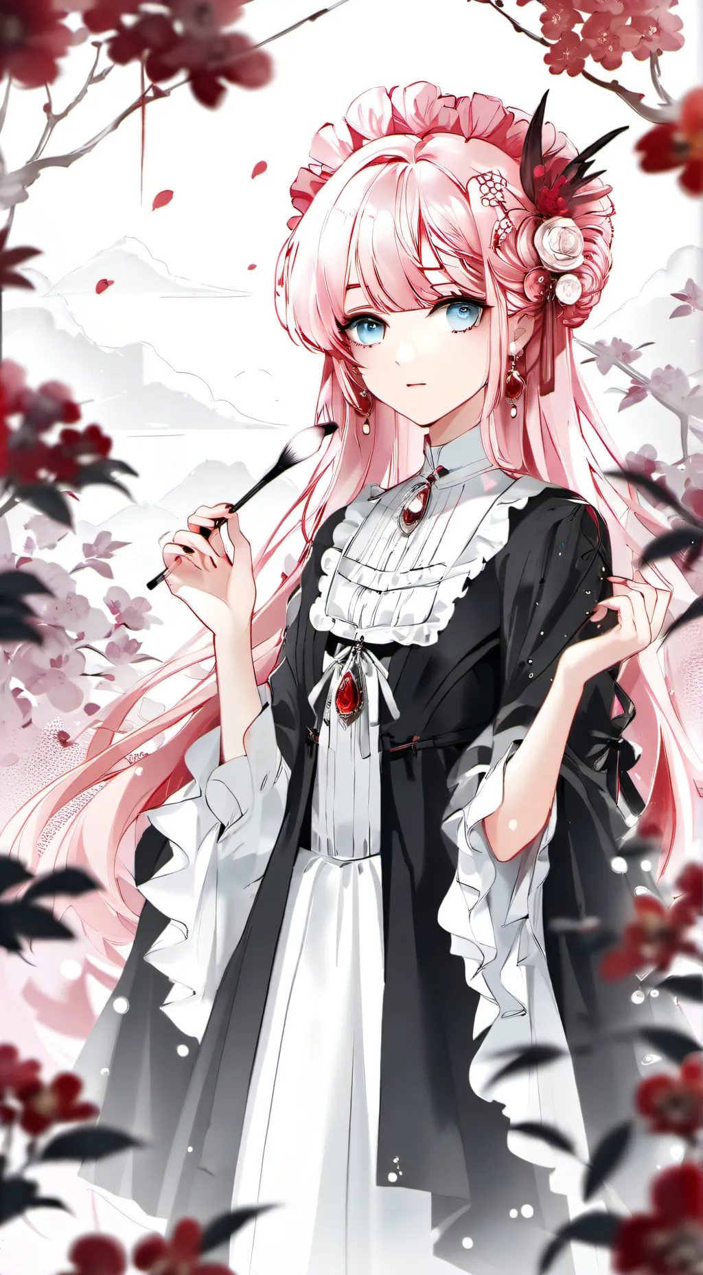ai character: Sakura background