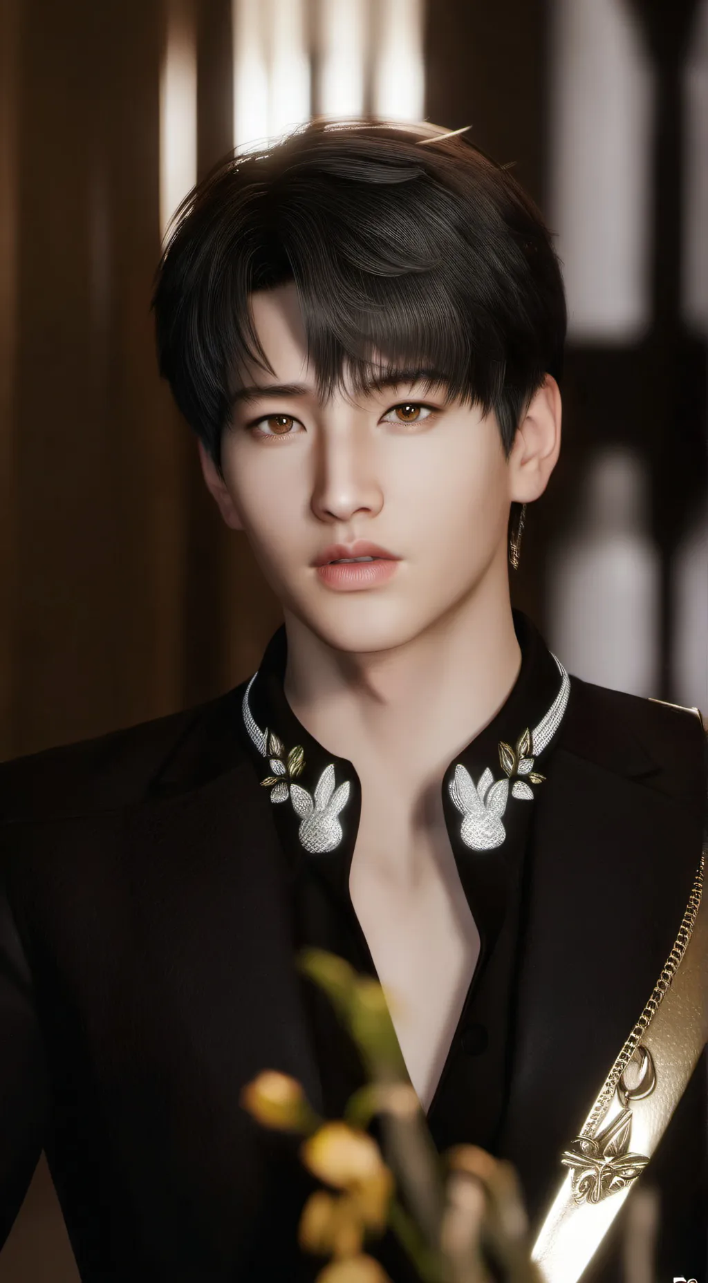 ai character: Theo background
