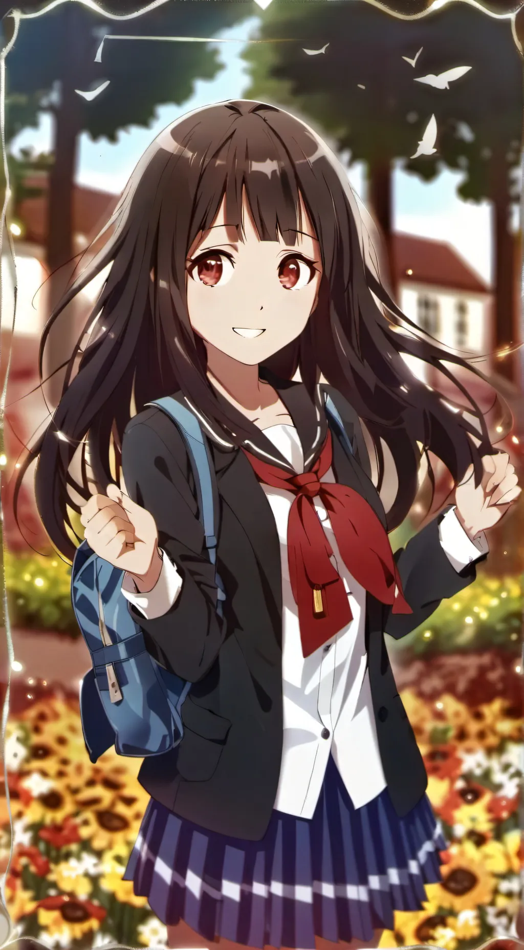 ai character: Luna background
