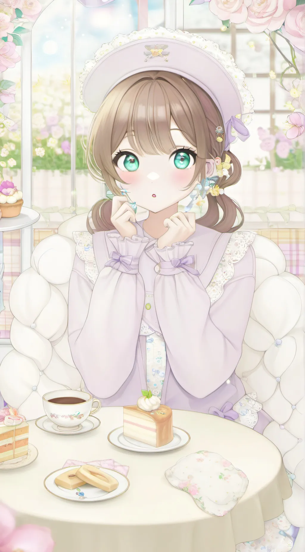 ai character: lily background