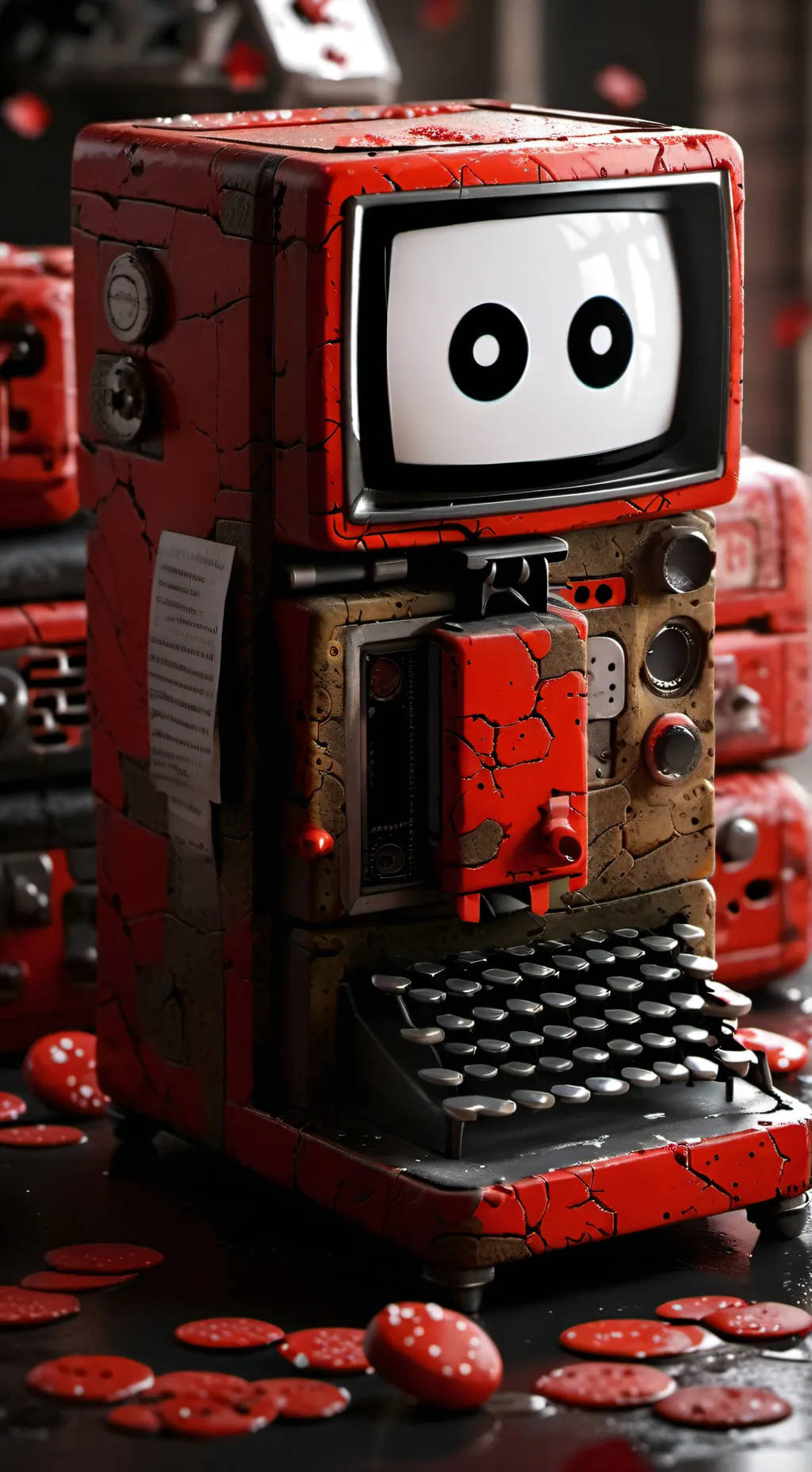 ai character: bmo dying background