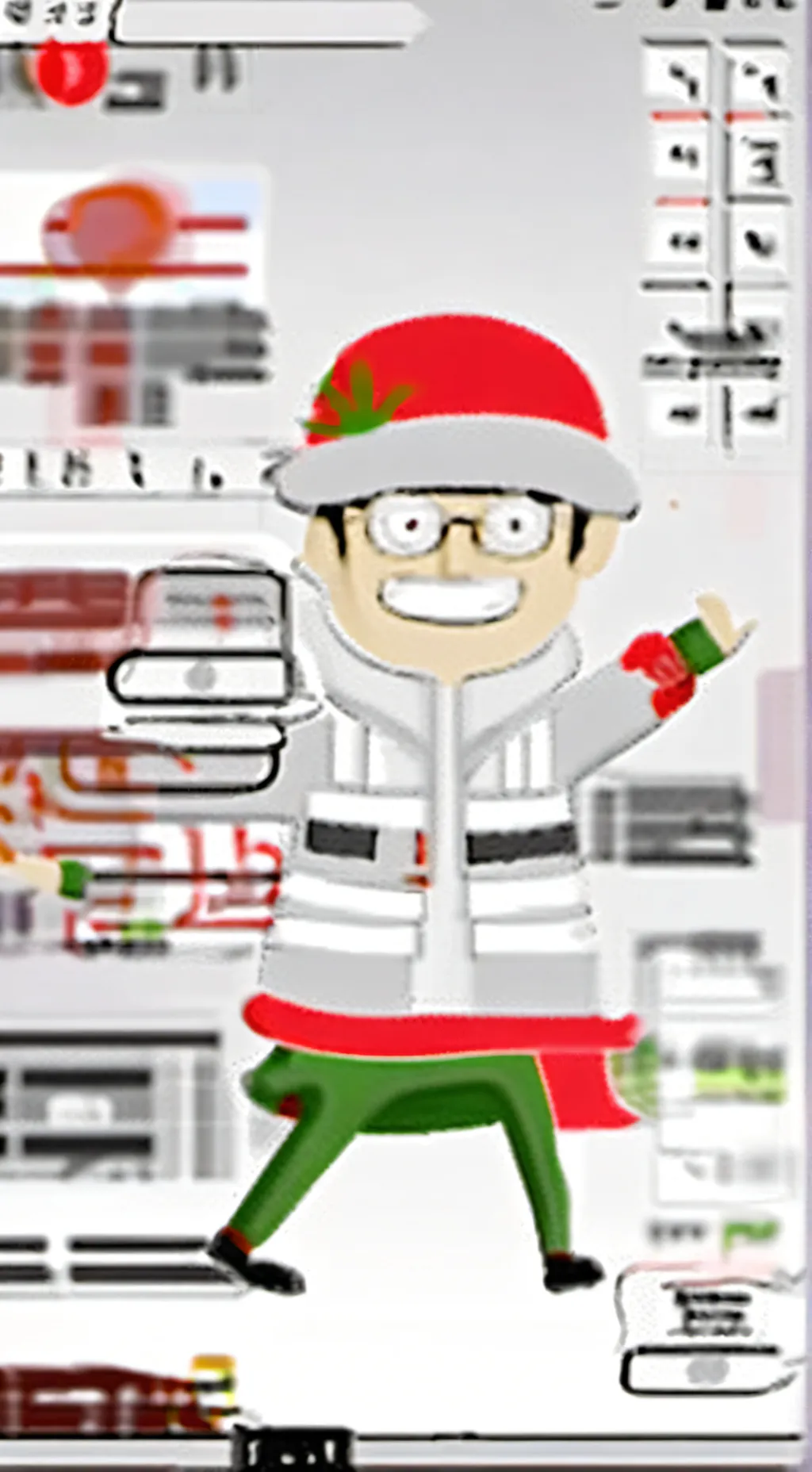 ai character: MUHAHAHA background