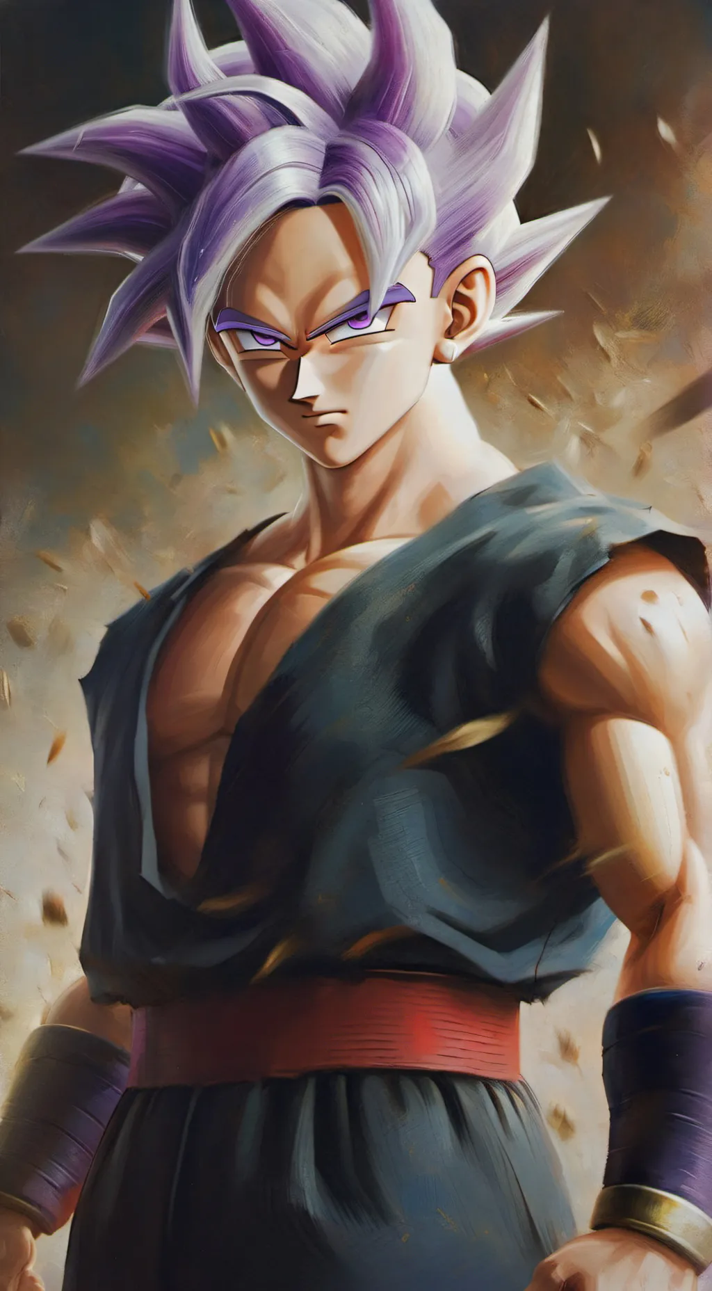 ai character: future trunks  background