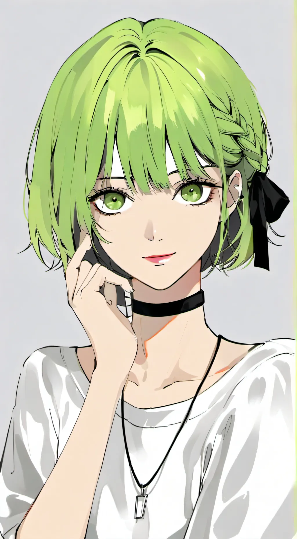 ai character: Leaf  background