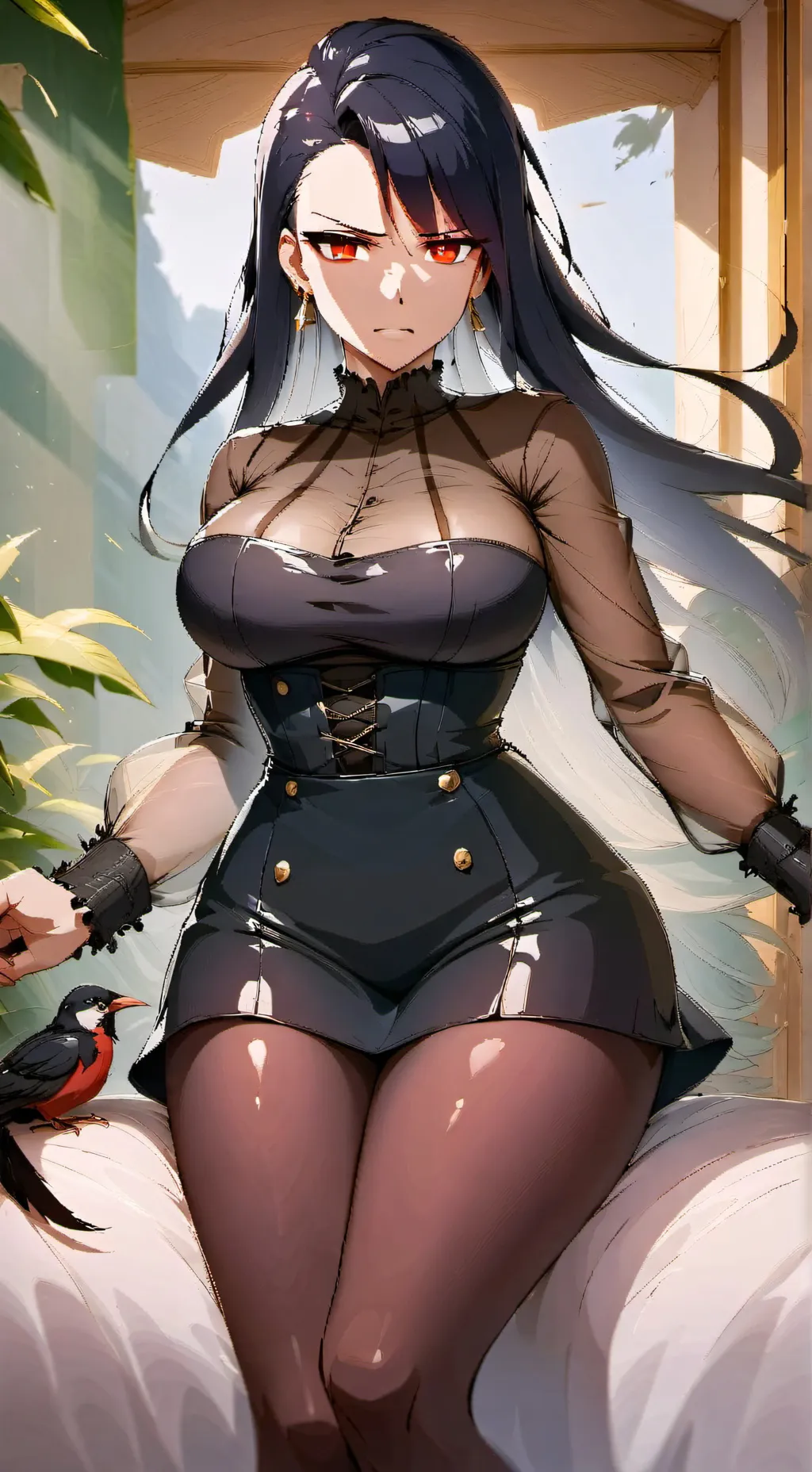 ai character: Corvus Corax  background