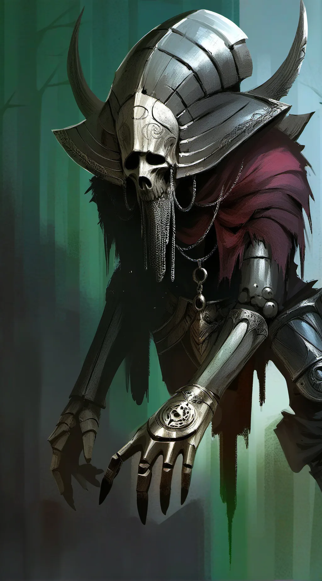 ai character: Boss fight stage 1 background