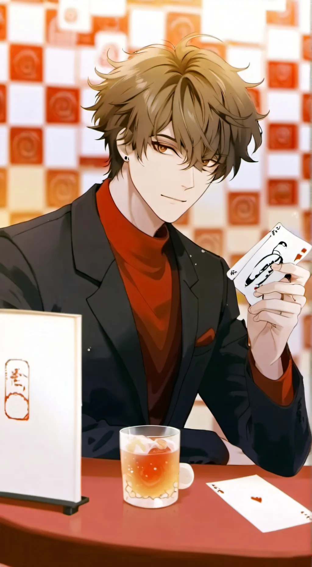 ai character: Adam Brown background