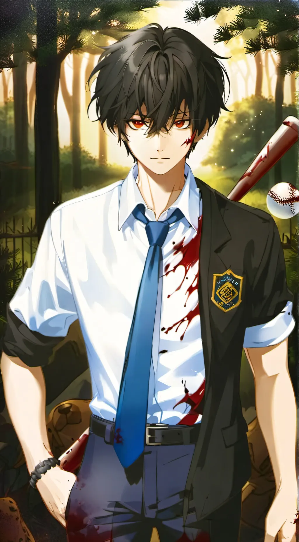 ai character: Anthony  background