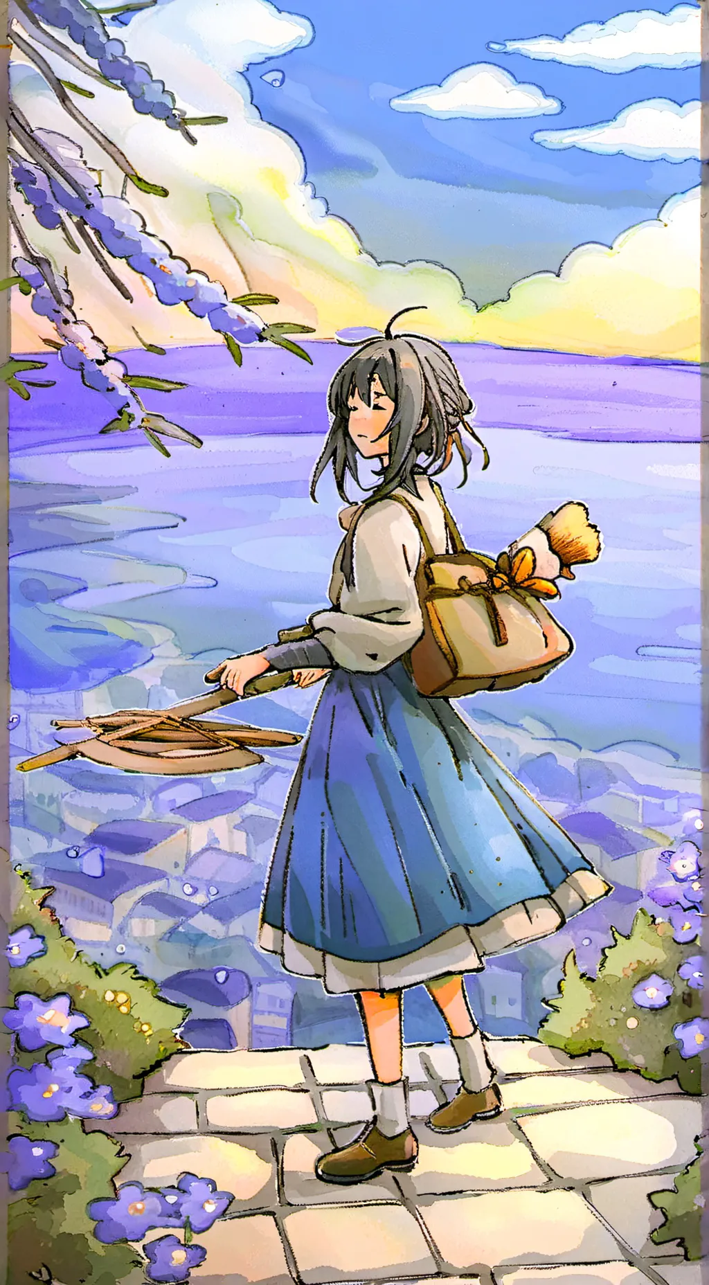 ai character: Хулиганка background