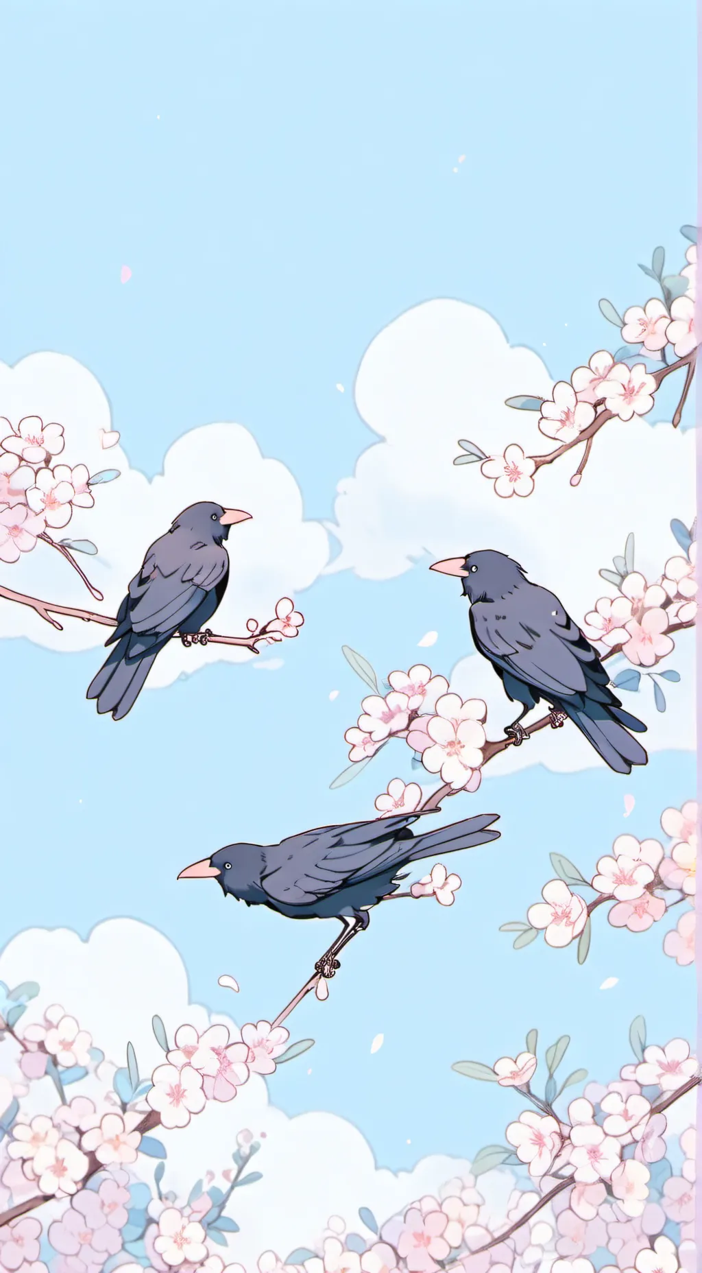 ai character: pet crows background