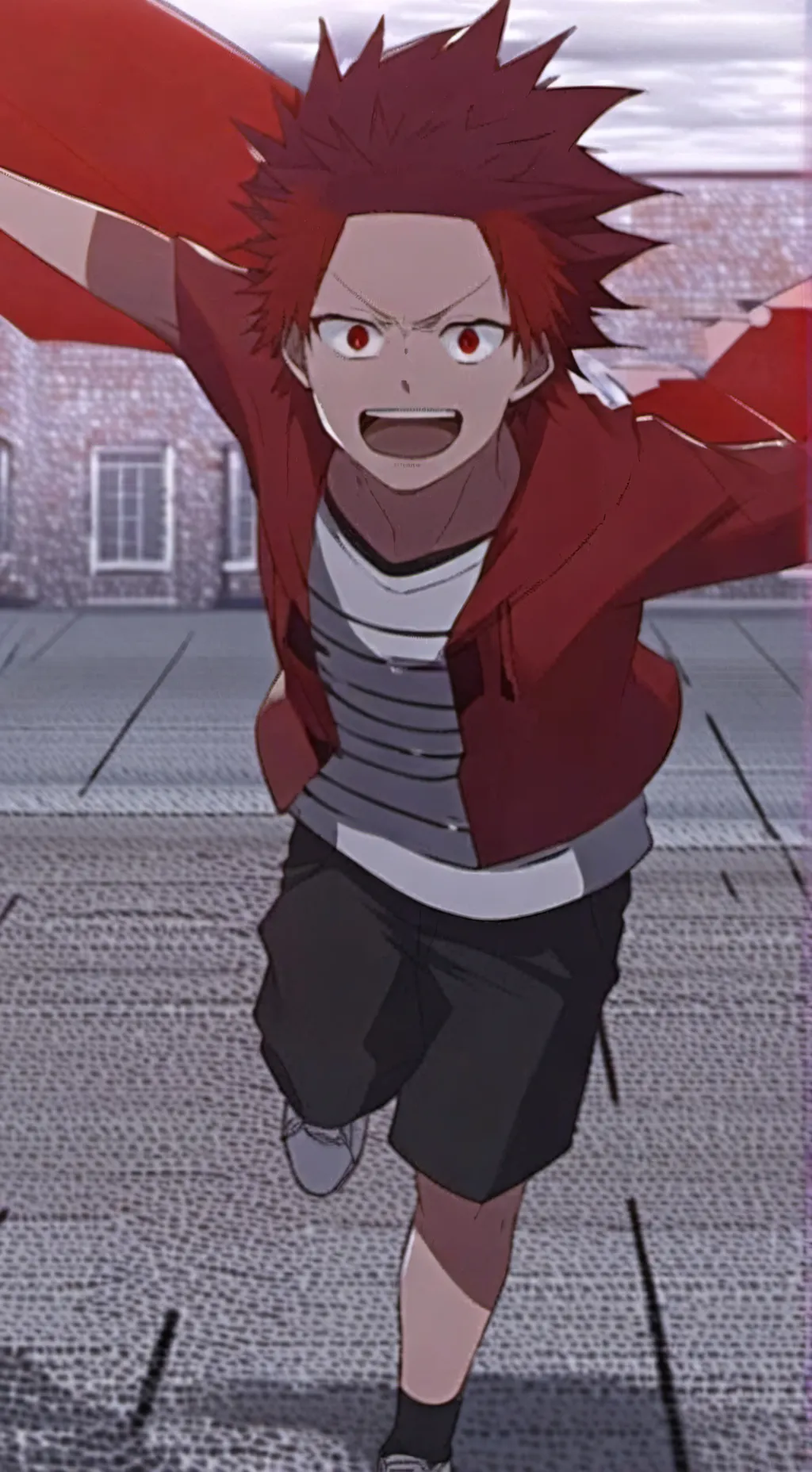 ai character: Ejiro Kirishima  background