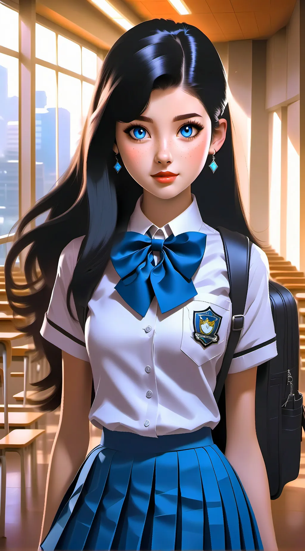 ai character: Настя background