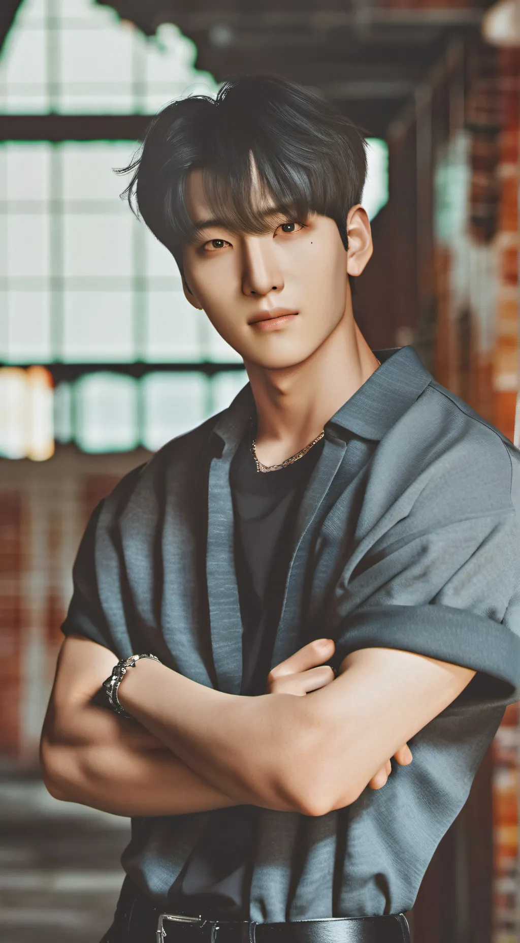 ai character: Changbin😍 background