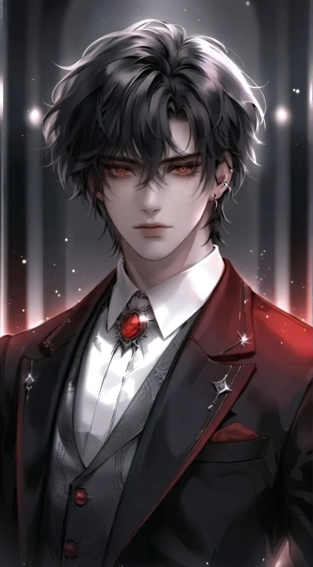ai character: Damian Dracula background