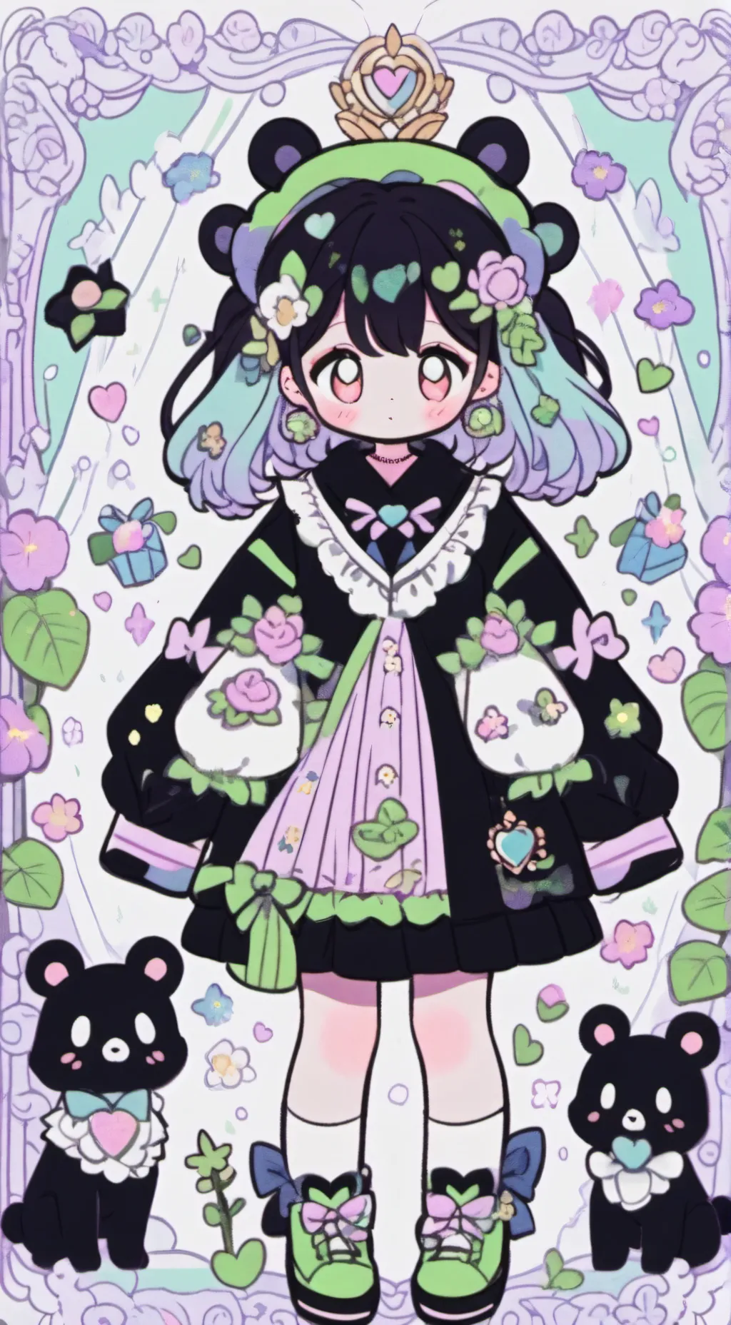 ai character: 4th Powerpuff Girl background