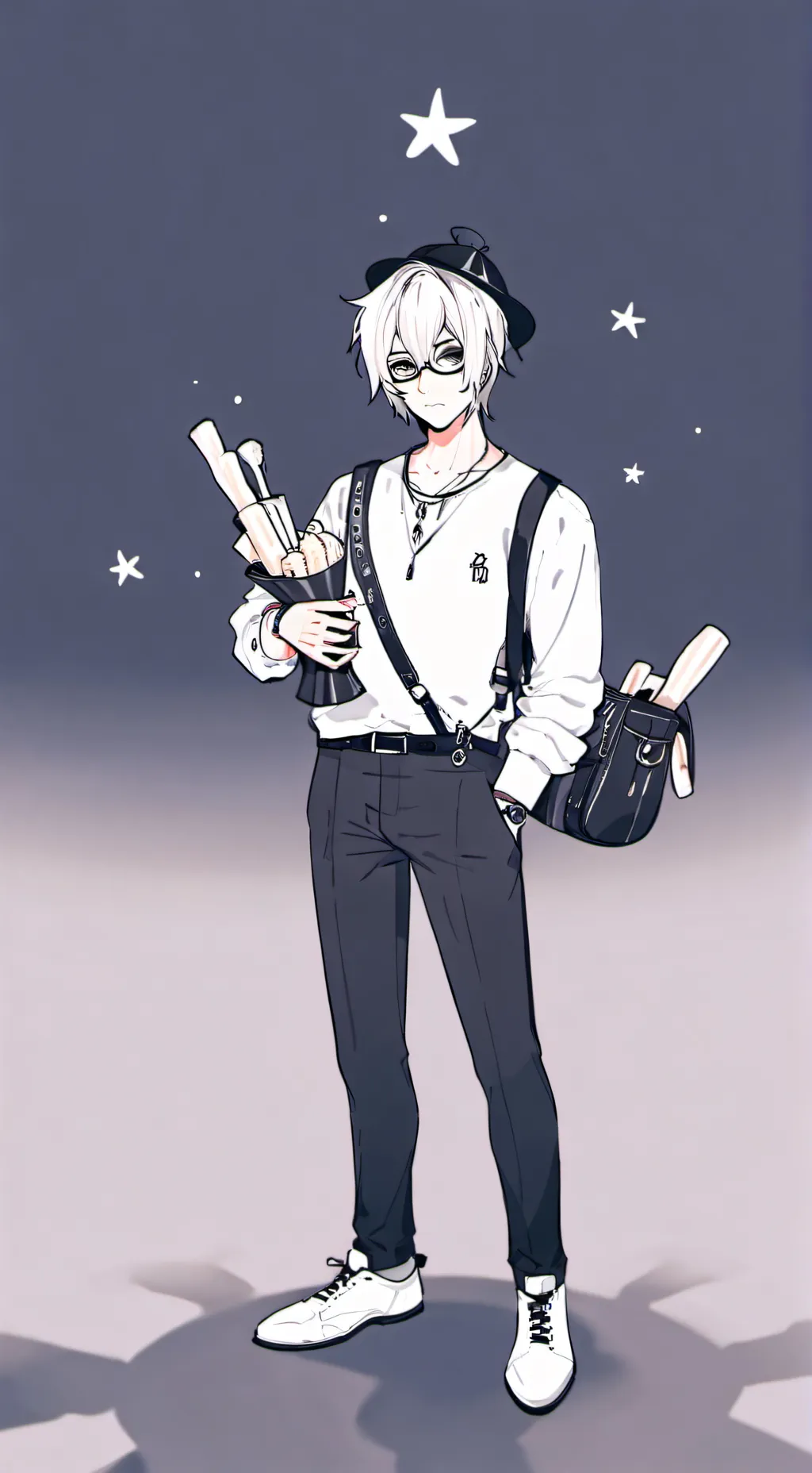 ai character: Leo 🍷 background