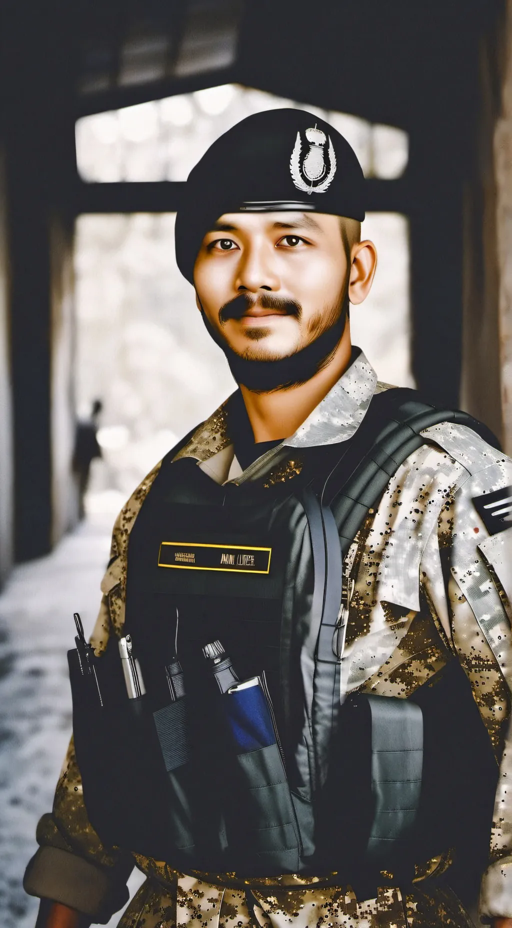 ai character: The Cursed Swimsui background