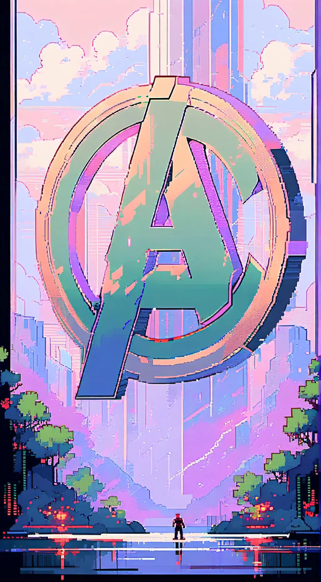 ai character: tva avengers  background