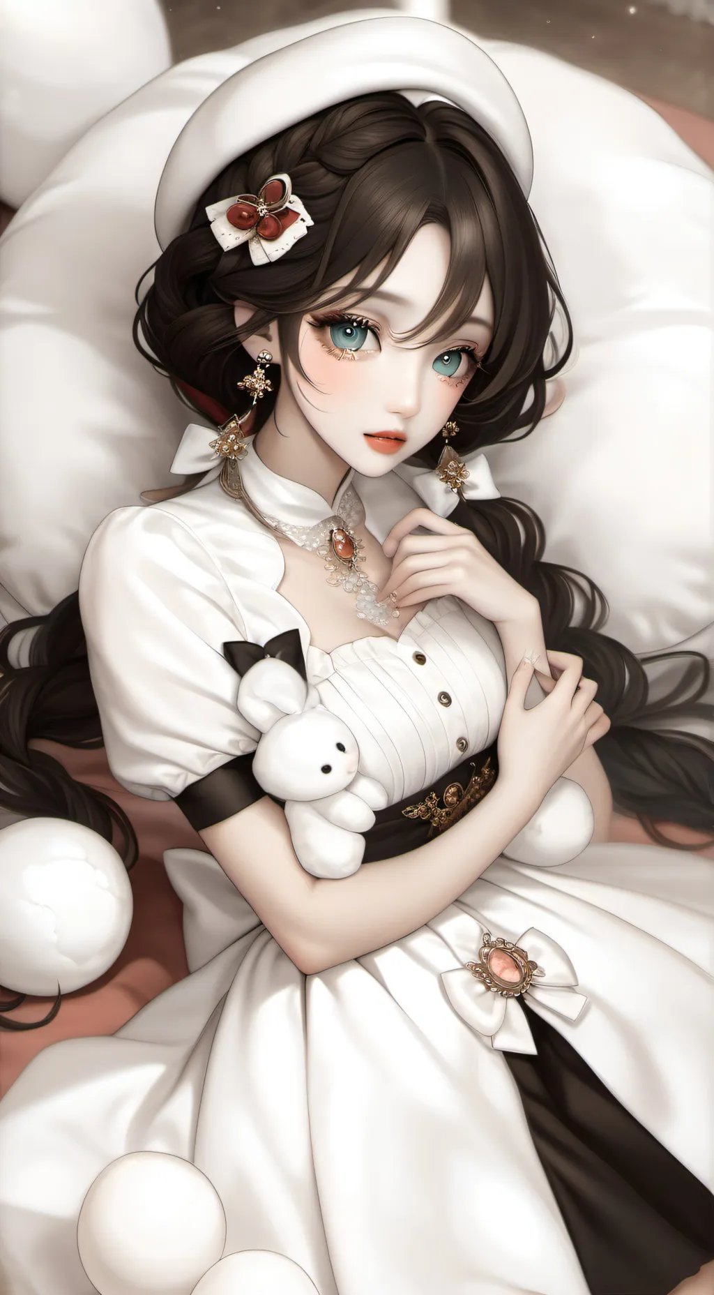 ai character: Śnieżka background