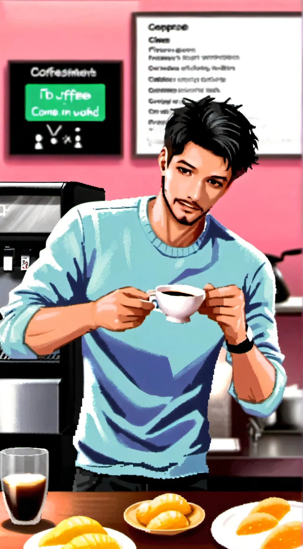 ai character: Tom Brown background
