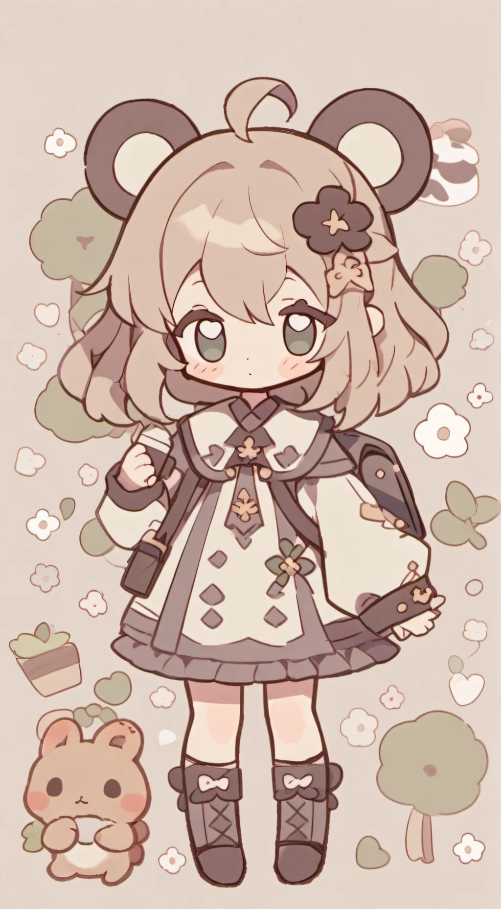ai character: lilly  background