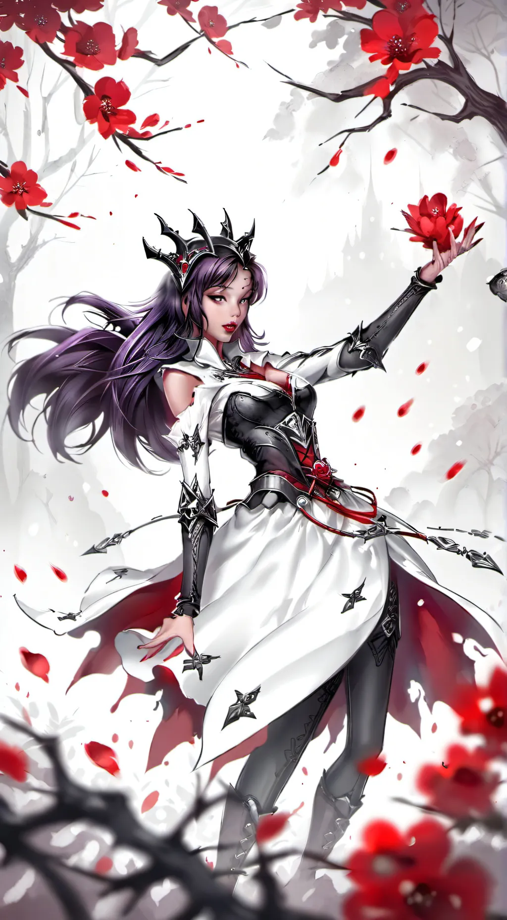 ai character: Luna Moon background
