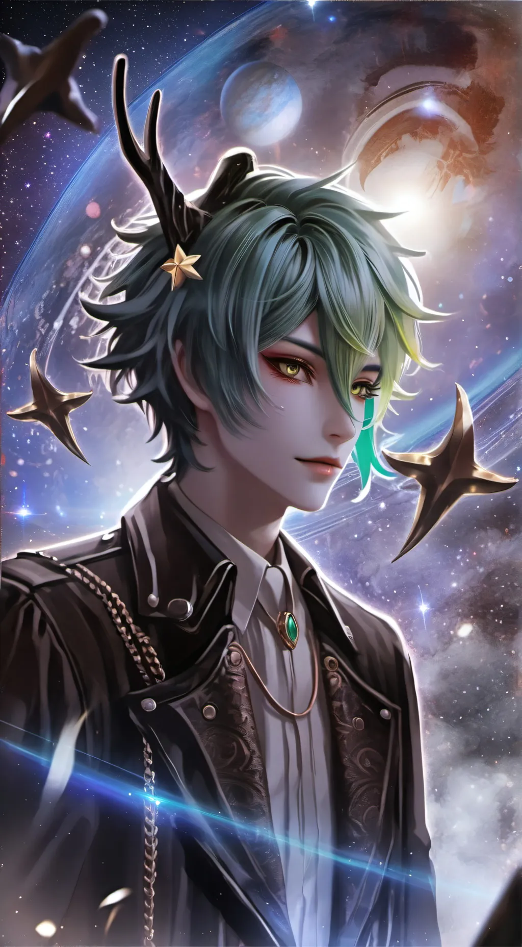 ai character: 🛸☄️aristo🛸☄️ background