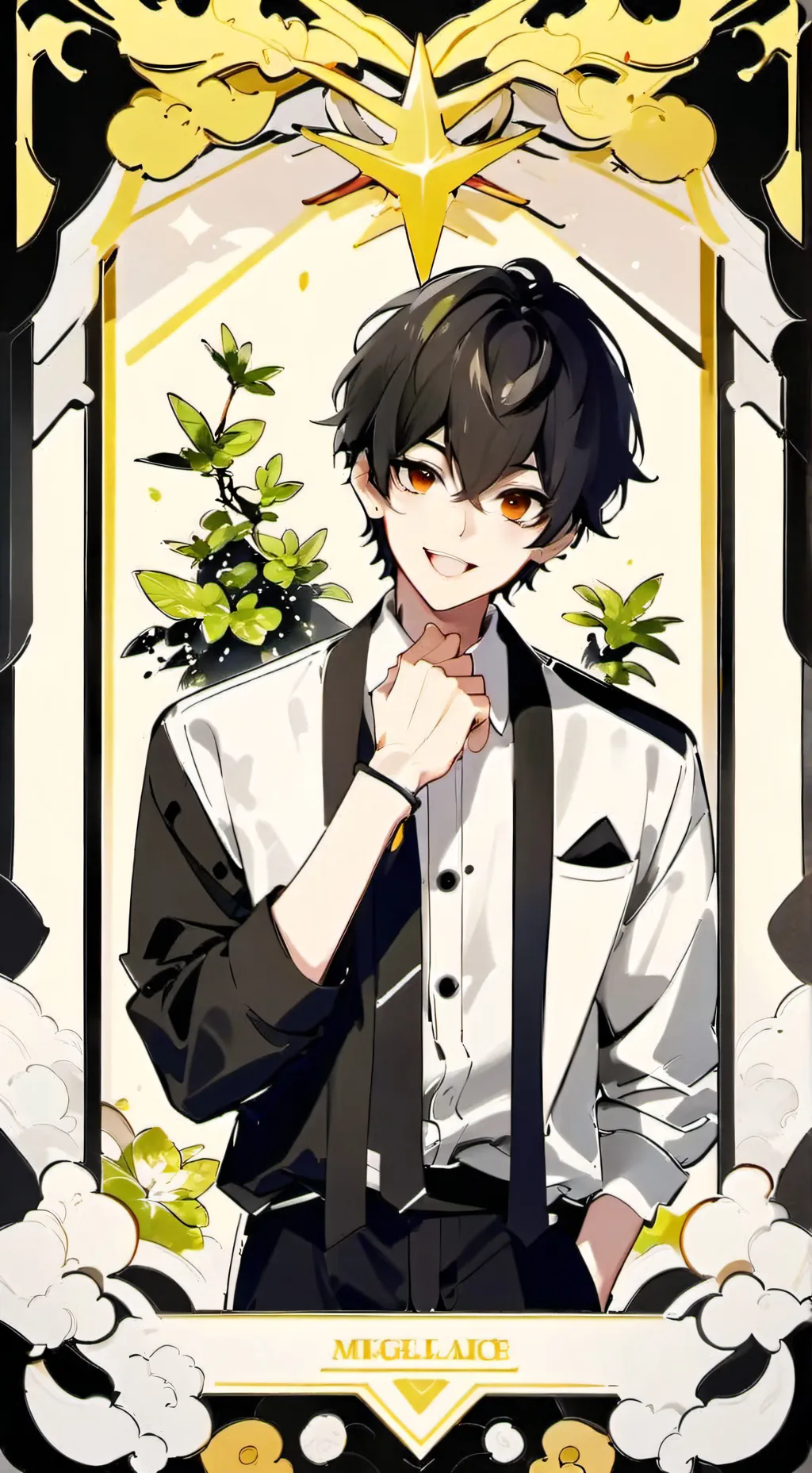 ai character: Miguel👍 background