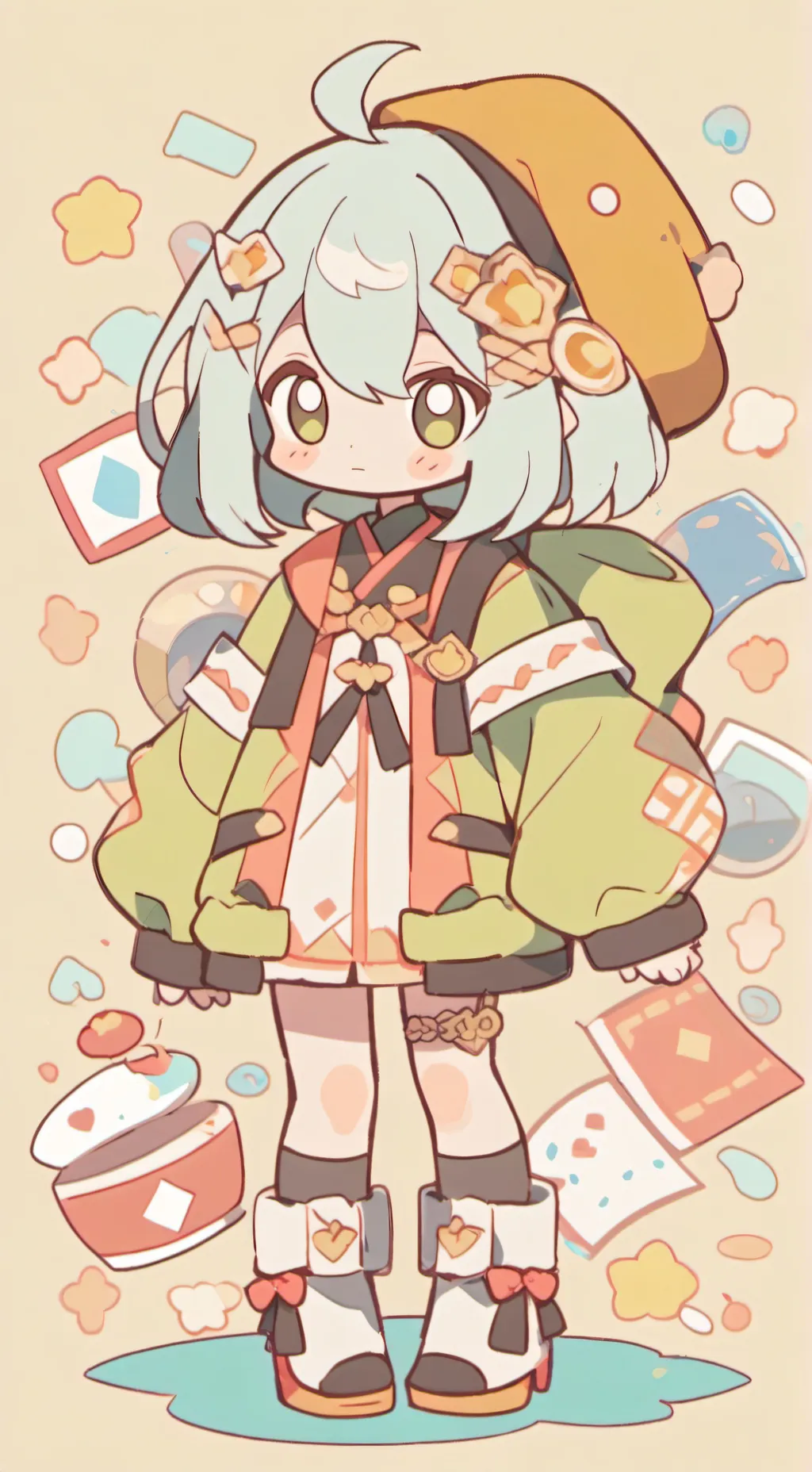 ai character: DW trend :) background