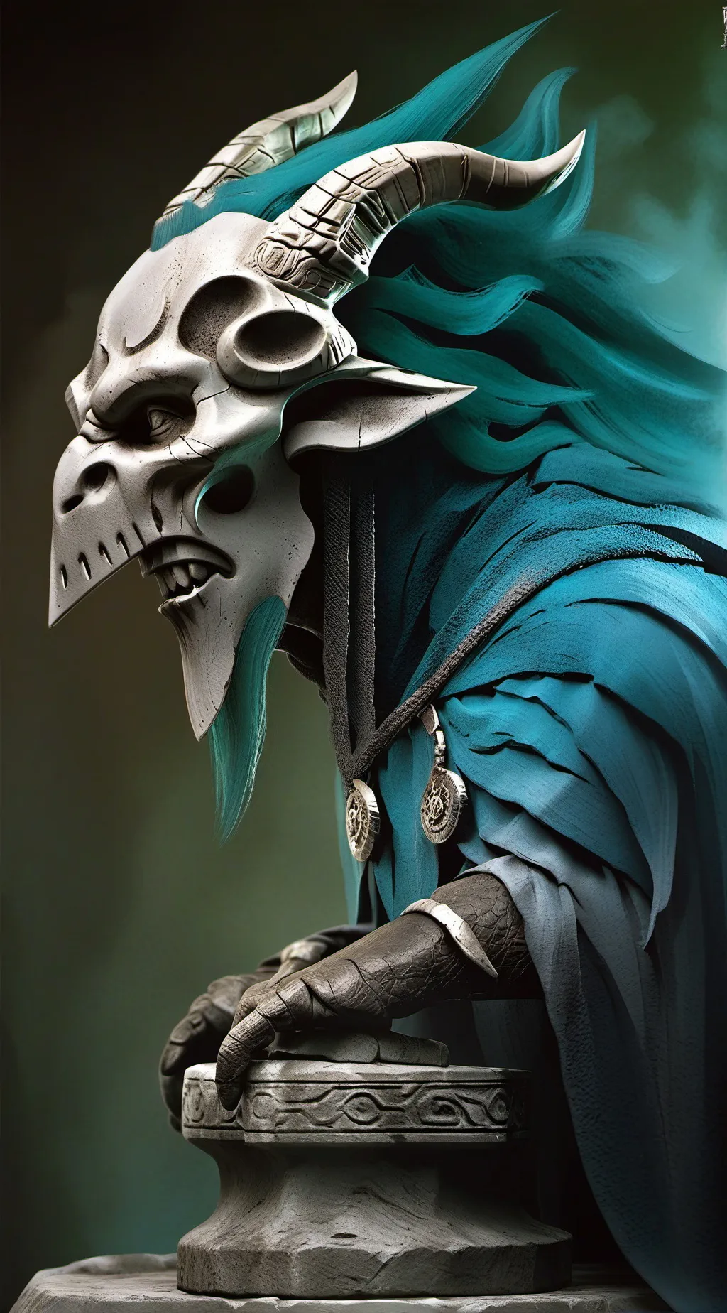 ai character: Monster ￼ background